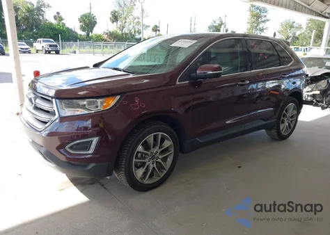2018 Ford Edge Titanium z USA, uszkodzony, nr VIN 2FMPK3K96JBC25055